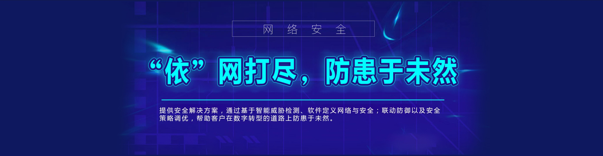 网络安全 · 依网打尽，防患于未然
